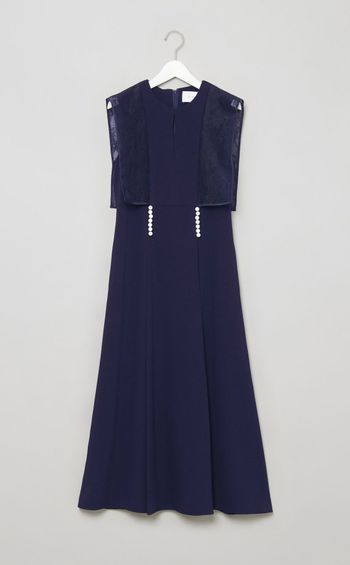 パールボックスカラーレースドレス