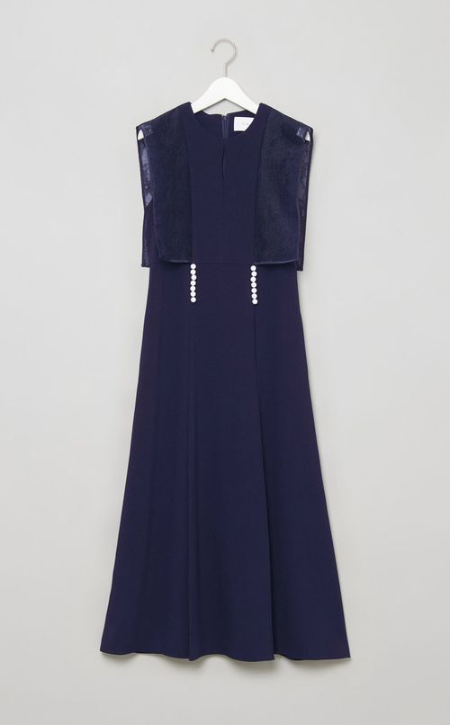 パールボックスカラーレースドレス