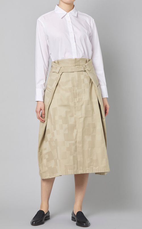 AZチノラップAラインスカート