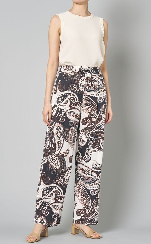 スリーブレスクルーネックブラウス