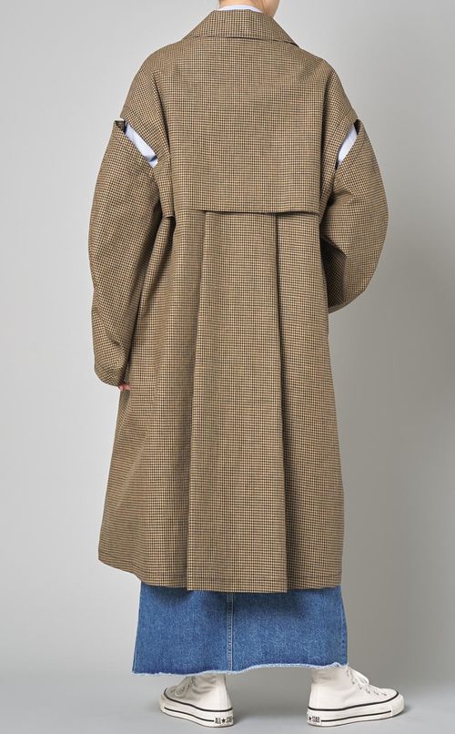 2wayリネンロングコート