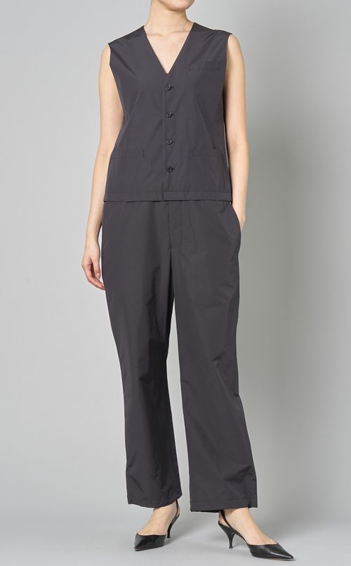 Vネックオールインワン