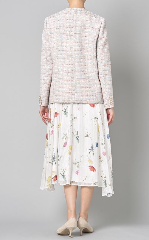 ツイードノーカラージャケット