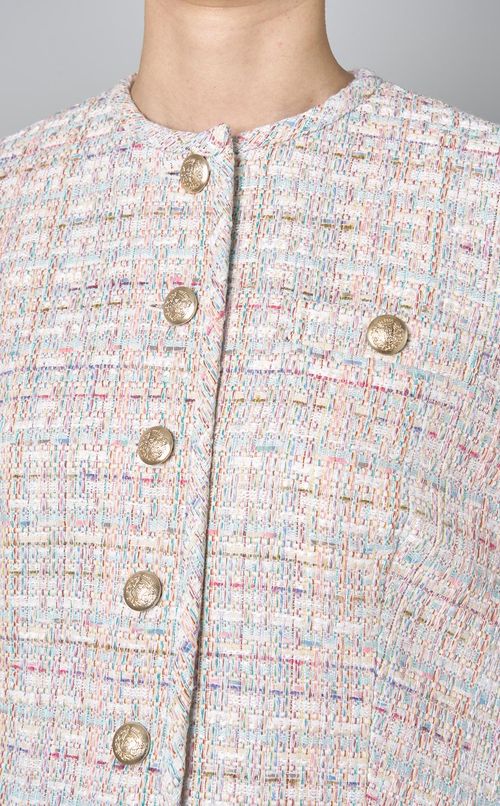 ツイードノーカラージャケット