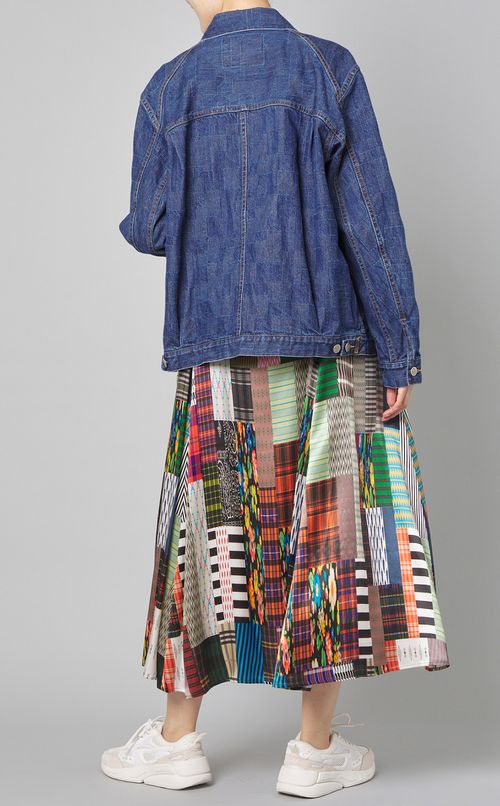 AZウォッシュドデニムブルゾン