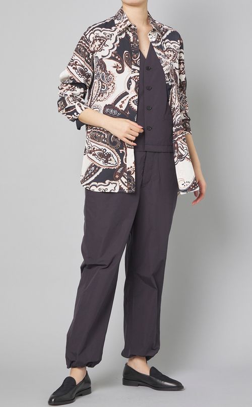 Vネックオールインワン