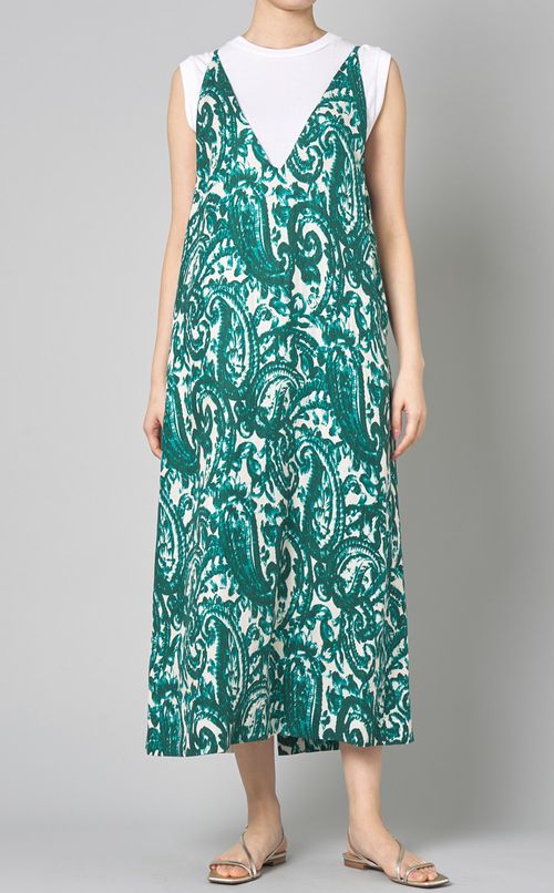 プリントキャミソールワンピース