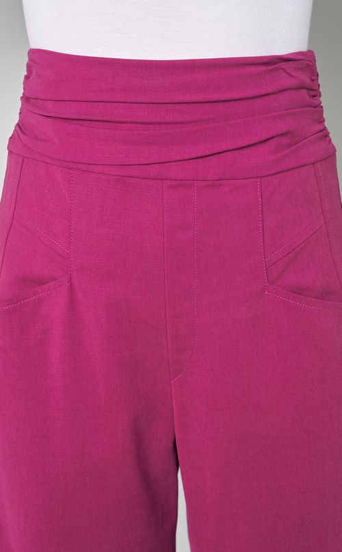 ストレッチハイウエストパンツ