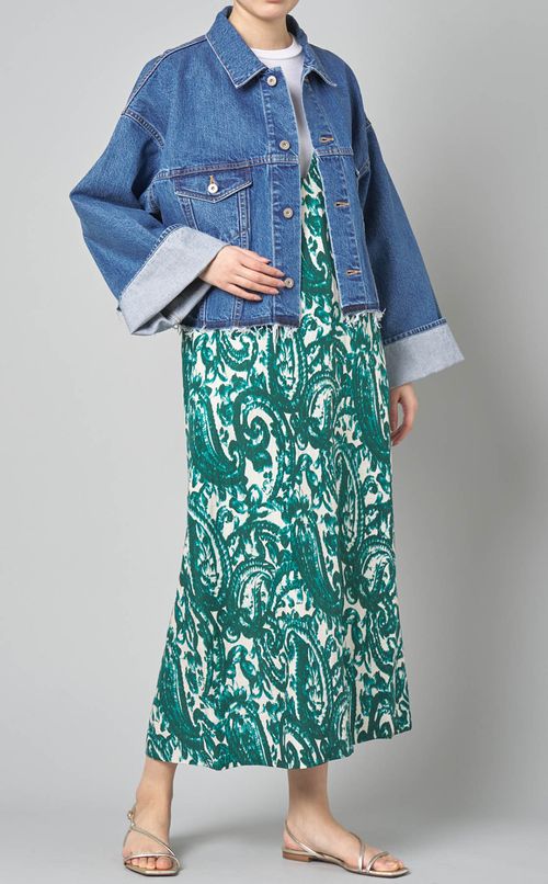 プリントキャミソールワンピース