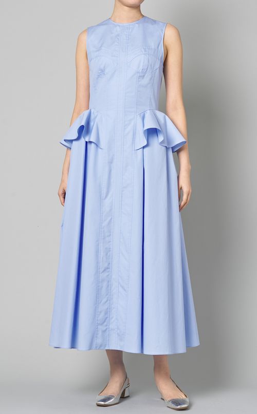 コルセットペプラムワンピース