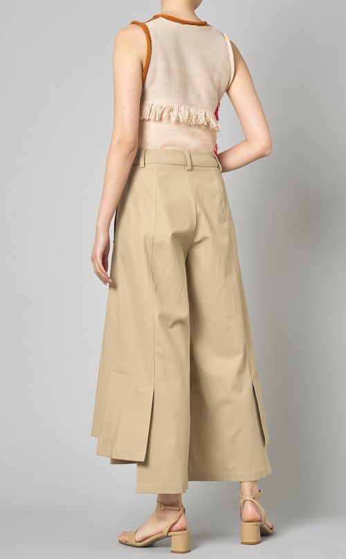 マルチベントプリーツパンツ