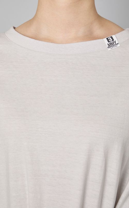 ストライプシャツコンビワンピース