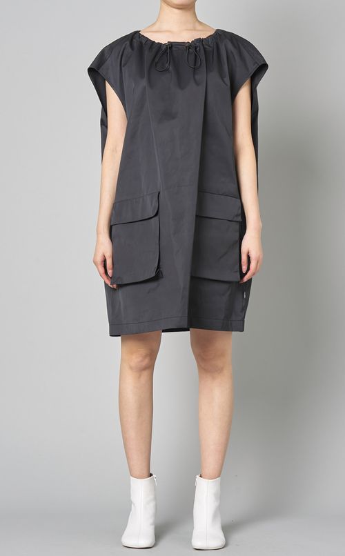 フロントギャザーチュニックワンピース