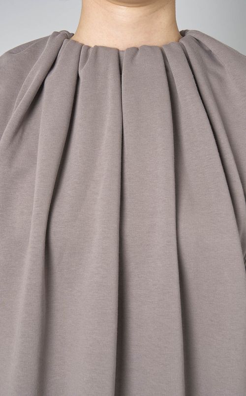 コットンギャザーネックスウェット