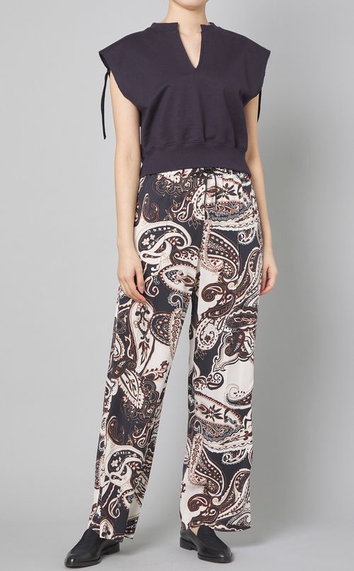 キーネックスウェットプルオーバー