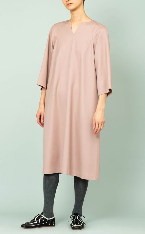 キーネックラグランワンピース