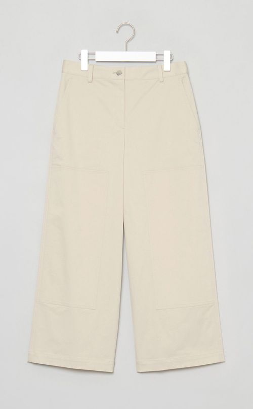 パッチワイドパンツ