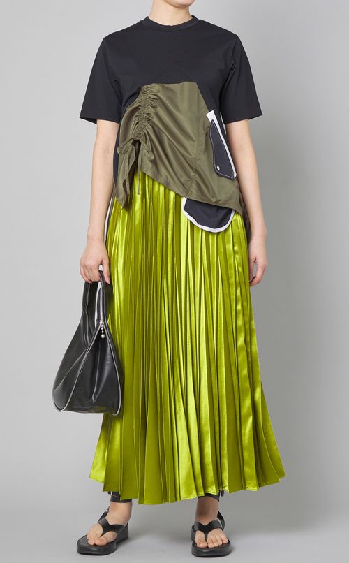 ラウンドジップレザーミニバッグ