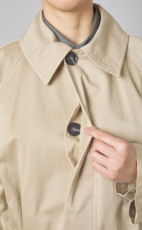 ベルテッドシングルトレンチコート