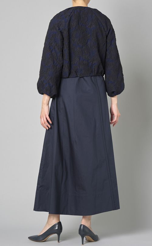 フラワーふくれジャガードジャケット