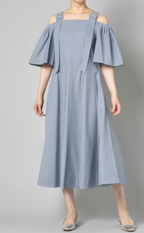 ボリュームスリーブワンピース