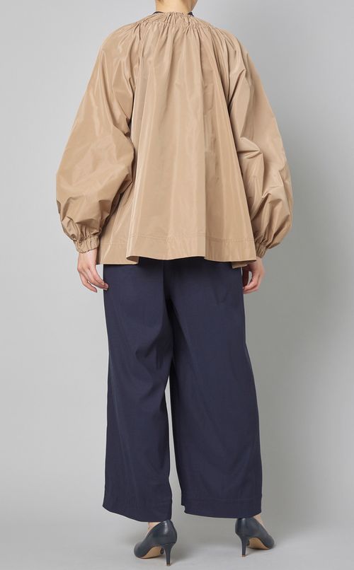 ナイロンタフタギャザーブルゾン