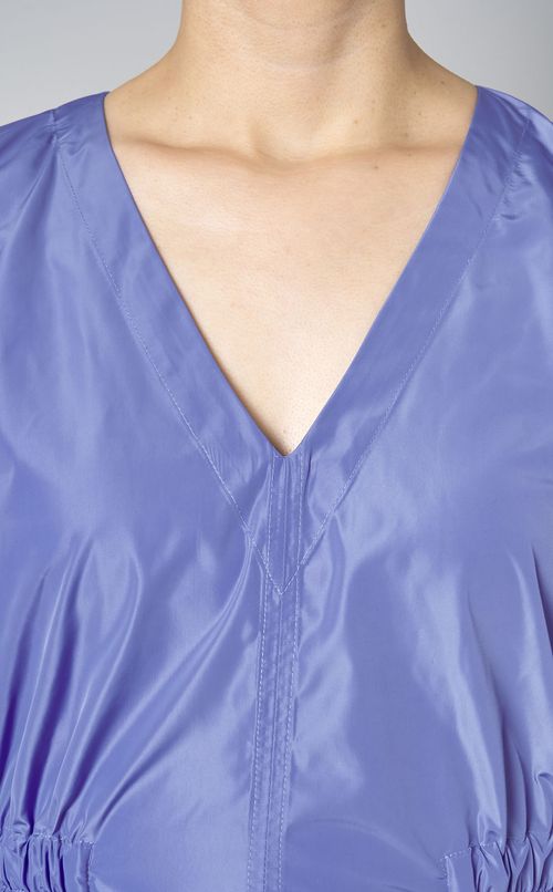 ナイロンタフタギャザーワンピース