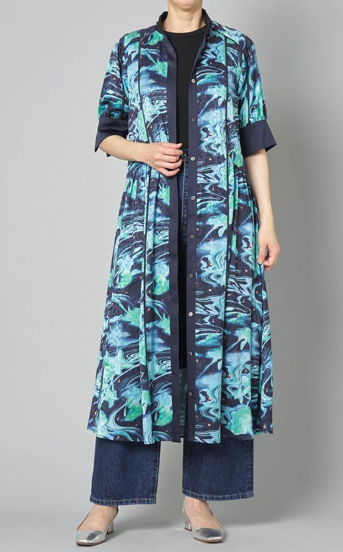 フィッシュプリント2wayドレス