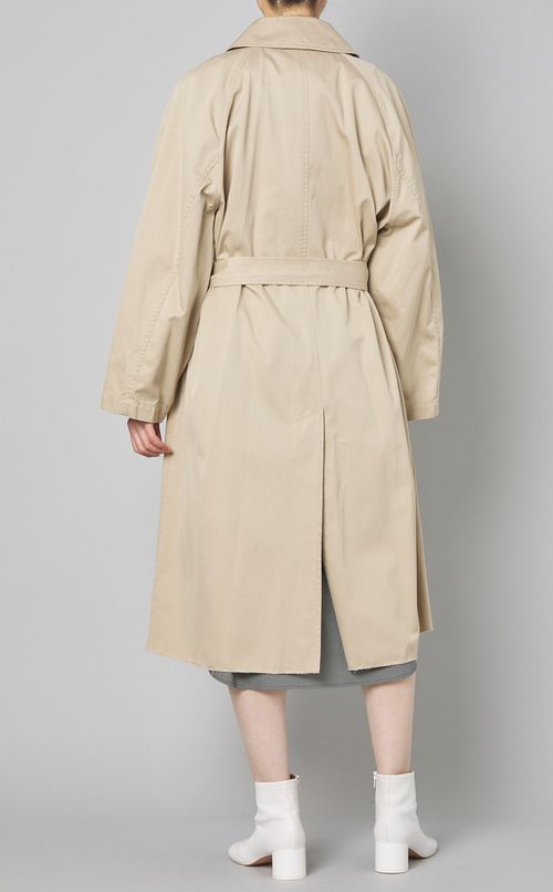 ベルテッドシングルトレンチコート