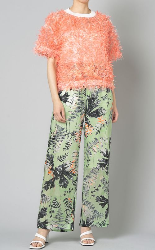 ファンシーカットジャガードトップス