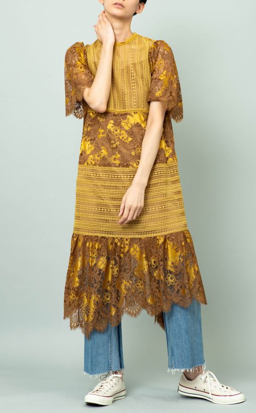 レース切替ワンピース