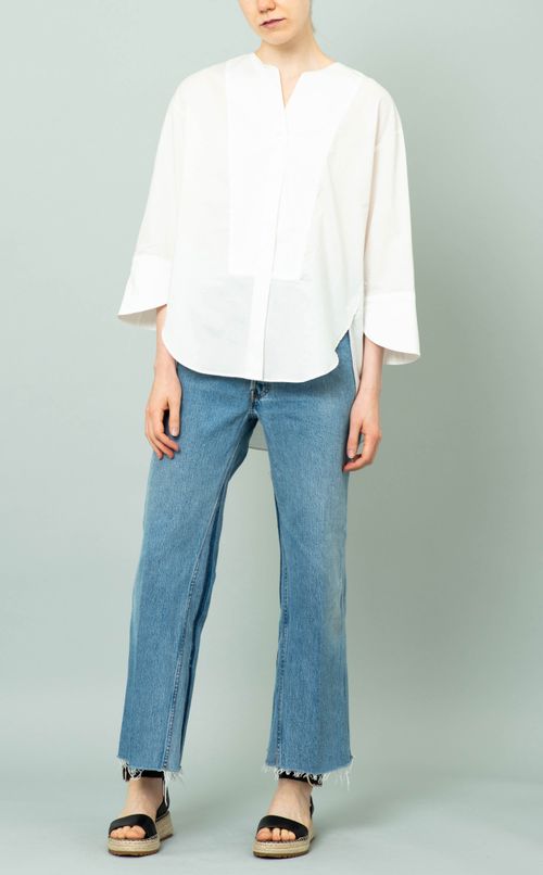 ヨーク切替シャツ