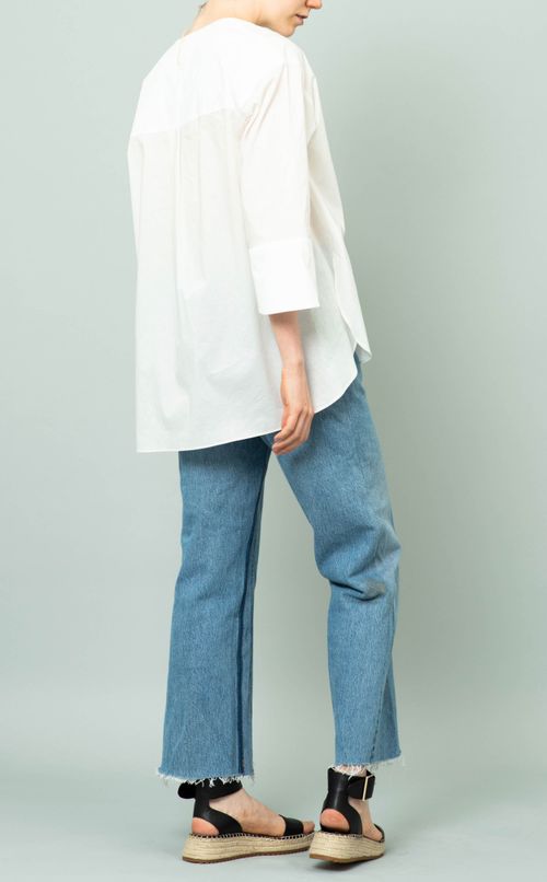 ヨーク切替シャツ