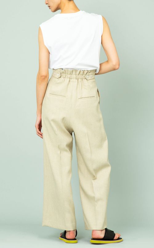 ハイウエストタックグルカパンツ