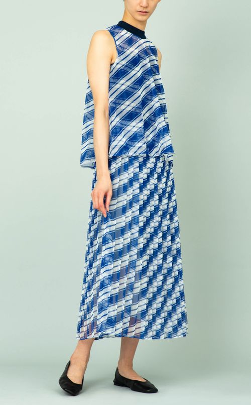 メッシュボーダースカート