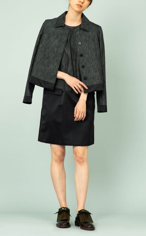 コンビネーションデニムジャケット