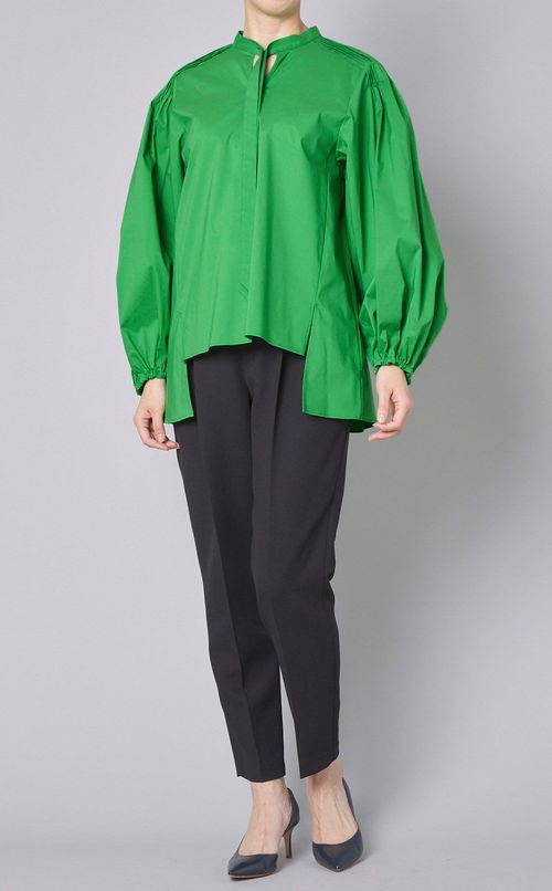 ボリュームスリーブボウタイシャツ