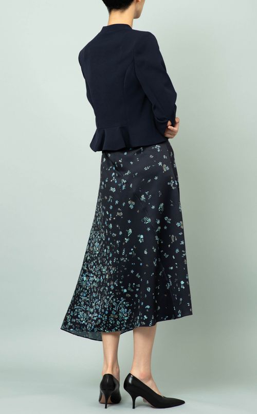 ノーカラーショートジャケット