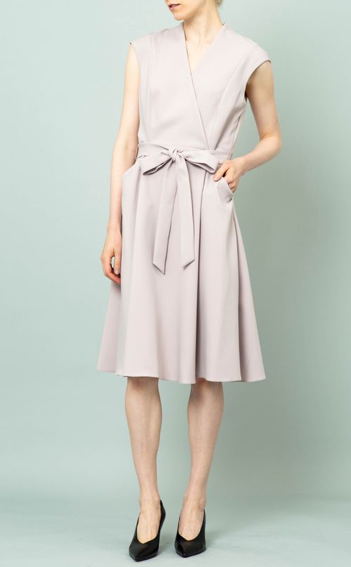 カシュクール風フレアワンピース