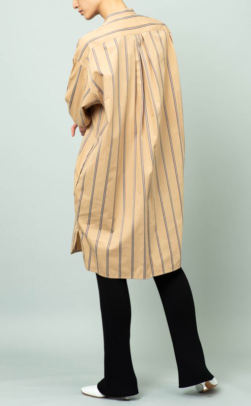 プルオーバーシャツワンピース