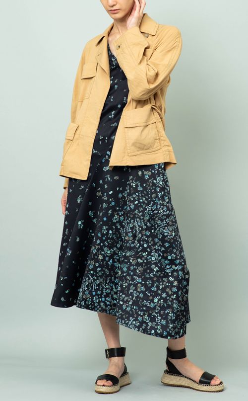 リネンサファリジャケット