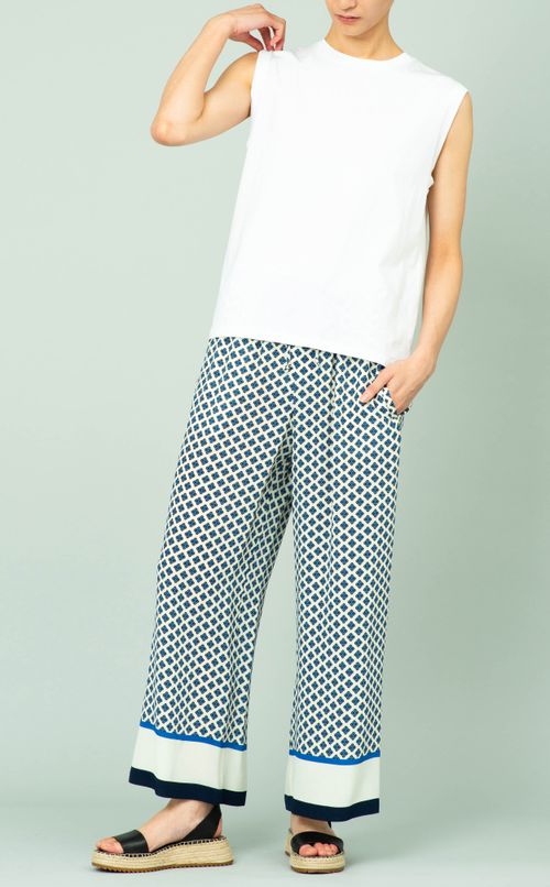 プリントイージーパンツ