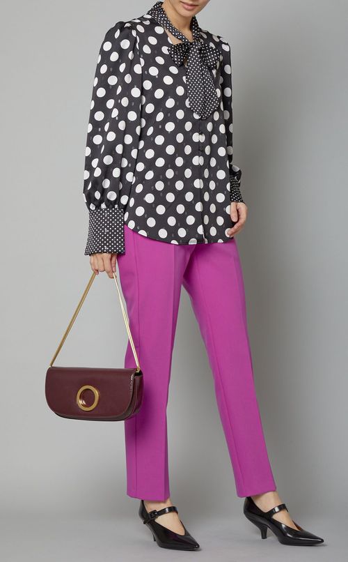 ミッドライズストレートドレスパンツ