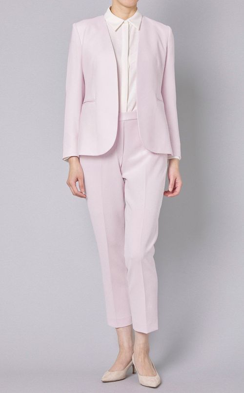 トリアセテートプルオンテーパードパンツ