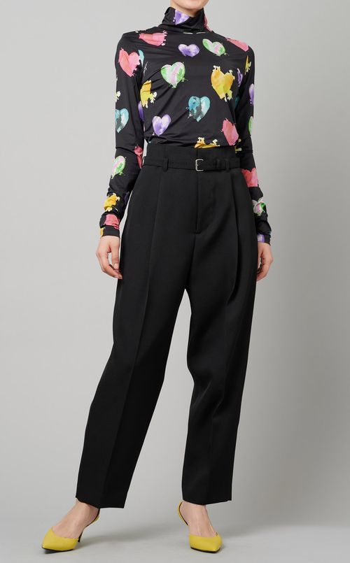 マルチハートプリントプルオーバー