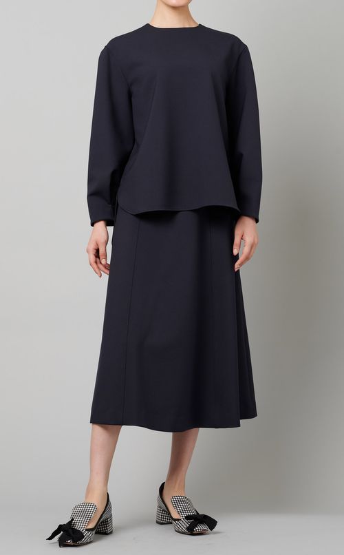 ストレッチフレアスカート