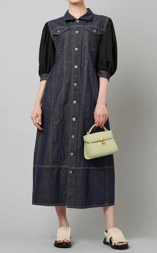 スタッズ付ミニショルダーバッグ