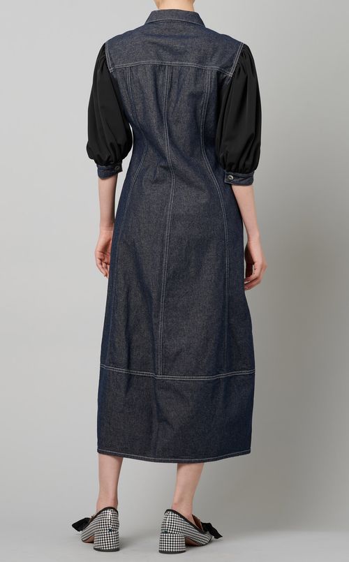デニムシャツワンピース
