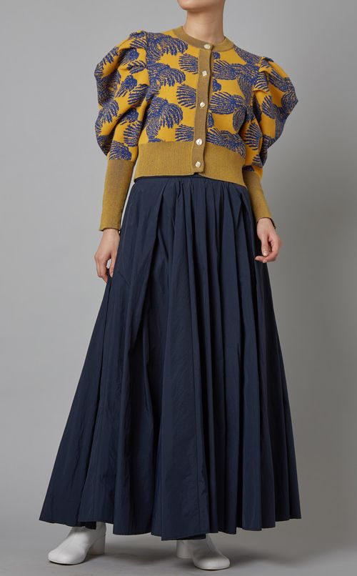 ジャガードニットカーディガン