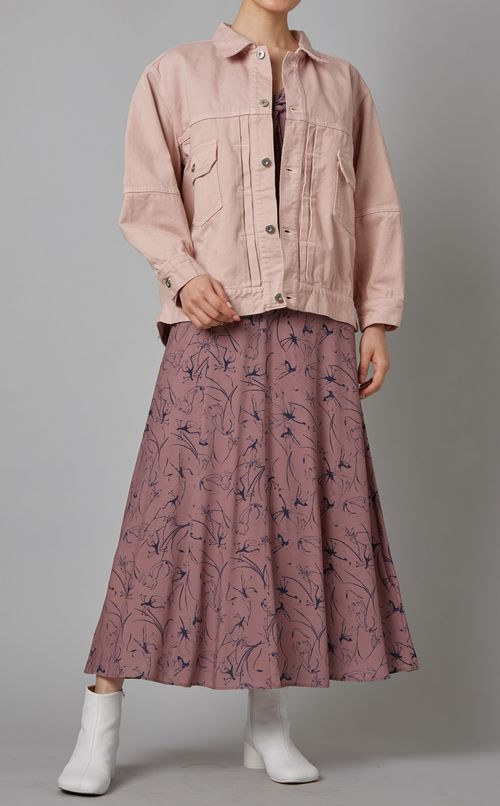 パッチワークデニムジャケット